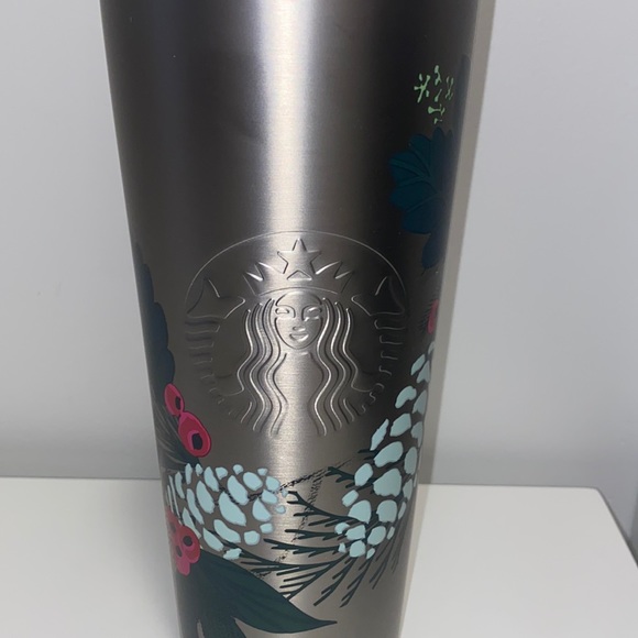 💚💕Starbucks Holiday Pine Stainless Steel Cold Cup💕💚 - Picture 4 of 7
